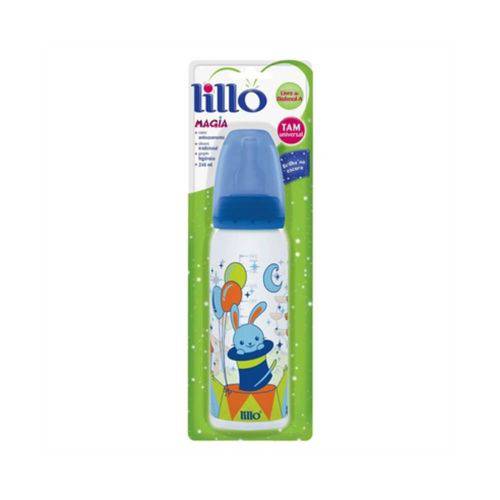 Lillo 612321 Magia Mamadeira Ortodôntica Silicone Azul 240ml