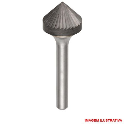 Lima Rotativa Metal Duro Escareador 90° (3X1,5X3) - Kingstools
