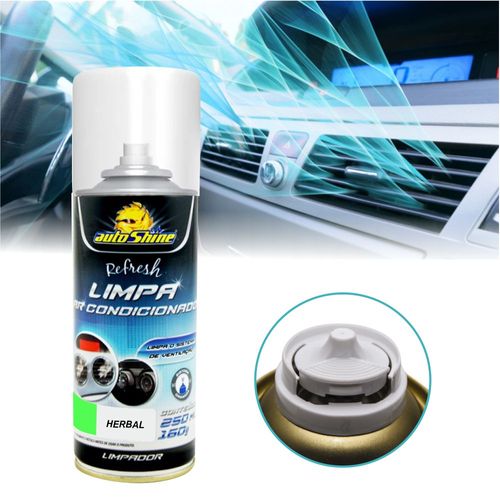 Limpa Ar Condicionado Herbal Autoshine Refresh Spray 250ml