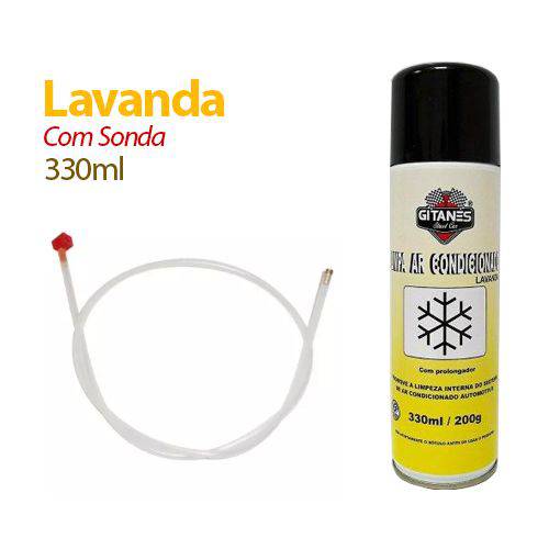 Limpa Ar Condicionado Higienizador Spray com Sonda 330ml Lavanda