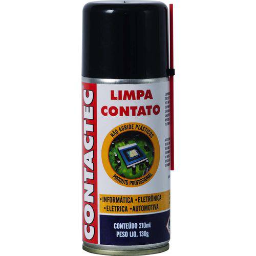Limpa Contato 130g 210ml Contactec Implastec