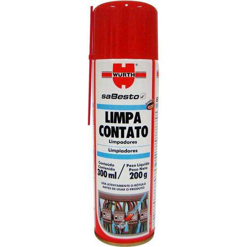 Limpa Contatos Spray 300 Ml / 200 G - Wurth 389565 300