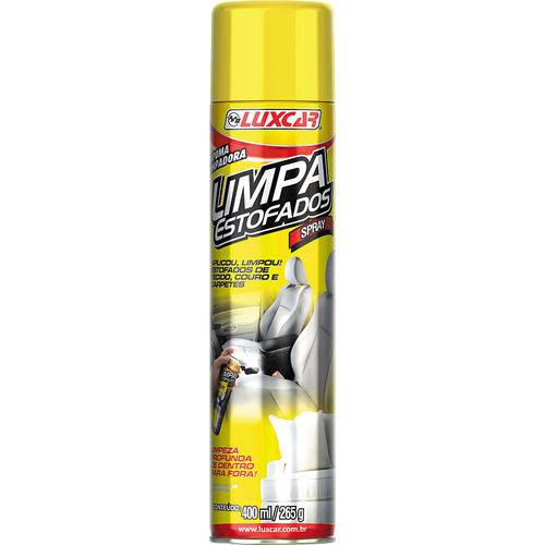 Limpa Estofados Spray 2600 400ml Luxcar
