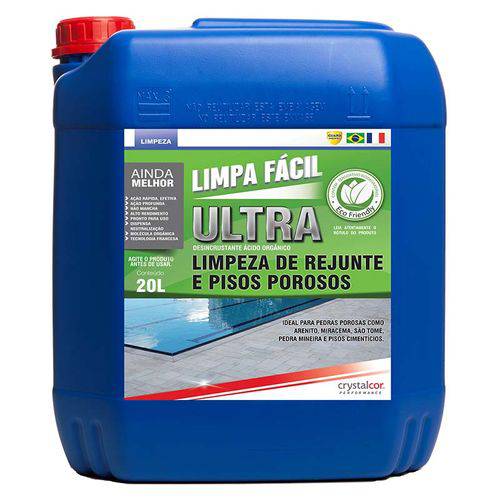 Limpa Fácil Ultra Limpeza Rejunte Pisos 20lt Performance Eco