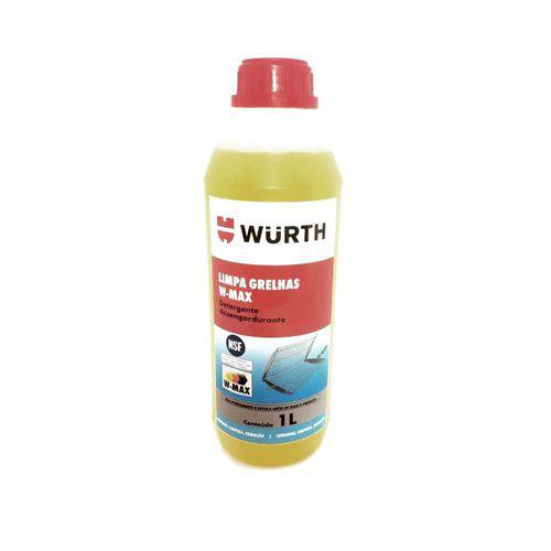 Limpa Grelha Detergente Desengordurante W-max Wurth 1 Litro