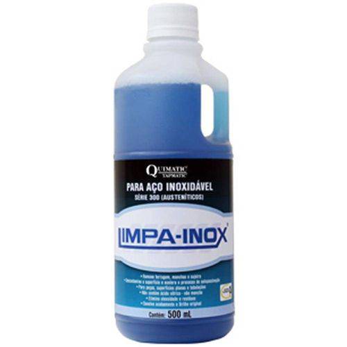 Limpa Inox 500ml - Quimatic Tapmatic