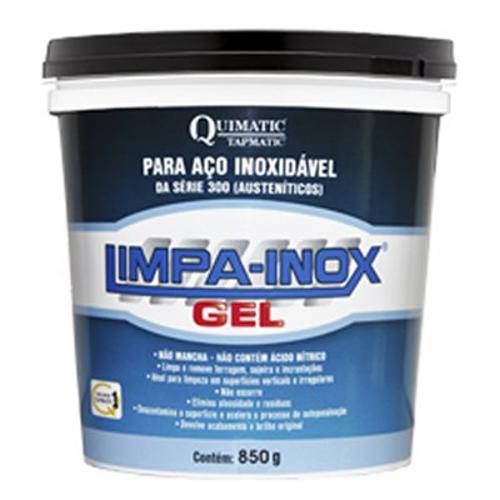 Limpa Inox Gel 850gr Quimatic Tapmatic