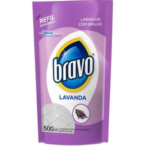 Limpa Piso Líquido Lavanda Bravo Refil 500 ML