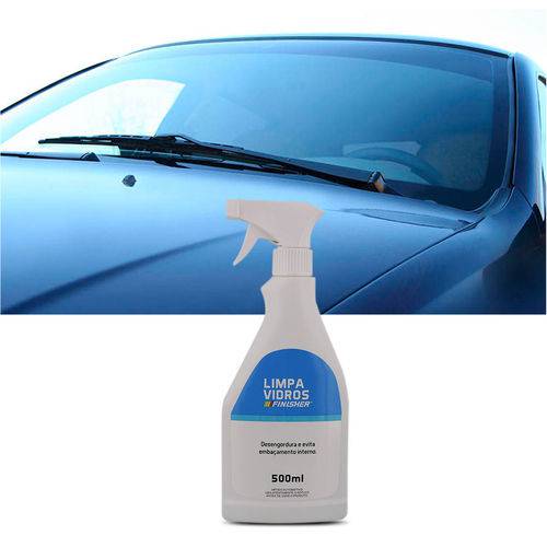 Limpa Vidros Automotivos Finisher Spray 500ml Proteção Contra Embaçamento