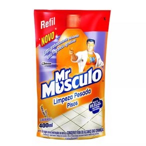 Limpador Limpeza Pesada Lavanda Refil Mr Músculo 400mL