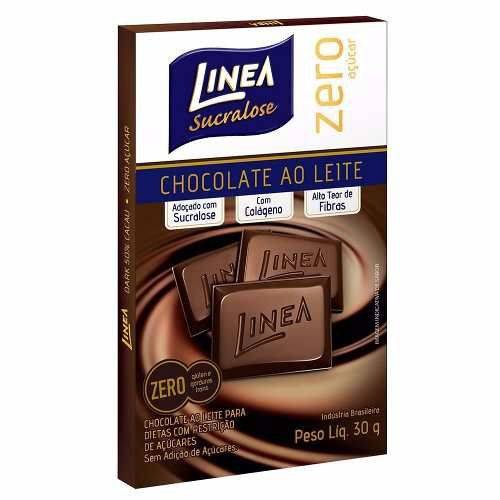 Linea Chocolate Diet ao Leite 15x30g (kit C/03)