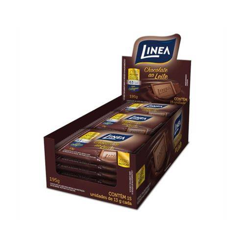 Linea Chocolate Diet Mini ao Leite 15x13g