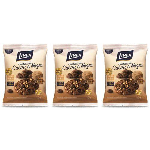 Linea Cookie Chocolate e Nozes 10x40g (kit C/03)