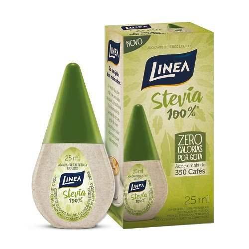 Linea Stevia Adoçante 25ml (kit C/03)