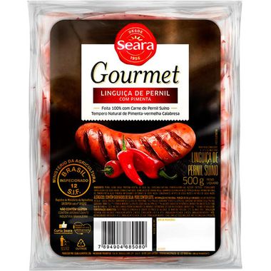 Linguiça de Pernil com Pimenta Gourmet Seara 500g
