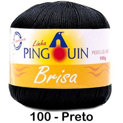 Linha Brisa Pingouin 100g - Cor: 100 Preto