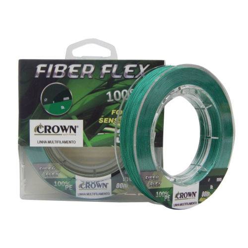 Linha Crown Fiber Flex Verde Multi (0,18mm 20lb) 300m