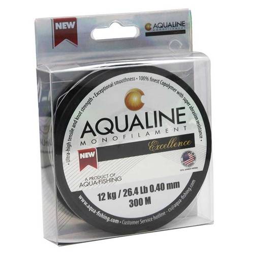 Linha de Pesca Monofilamento Excellence 0,35mm / 100m / 0,7lb Platinum - Aqua