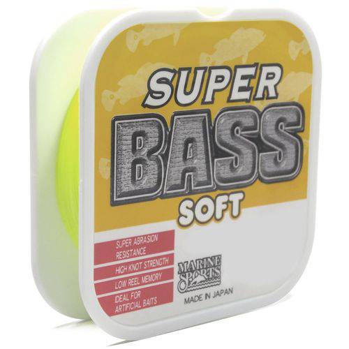 Linha de Pesca Super Bass Yellow 0.40mm 250m Marine Sports