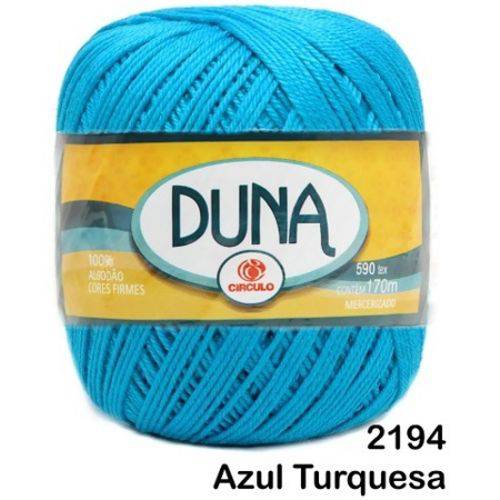 Linha Duna Circulo 100g - Cor: 2194 Azul Turquesa