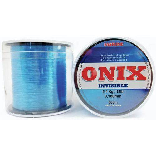 Linha Fastline Onix Invisible Azul 0,180mm - 500m (12lb) – Monofilamento