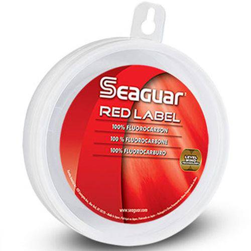 Linha Fluorocarbon Seaguar Leader Red Label 25lb (0,43mm - 23m)