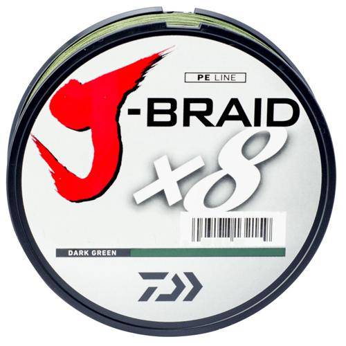 Linha J-Braid 15 Libras 7 Kg 0.19mm Dark Green Daiwa