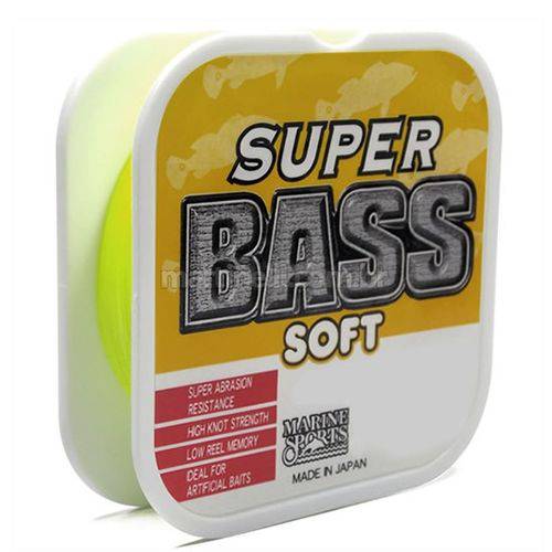 Linha Marine Sports Super Bass - Amarela - 24lb 0,40mm 250m