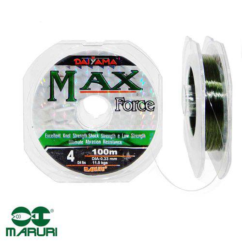 Linha Maruri Max Force Nylon 0,40mm - 100m