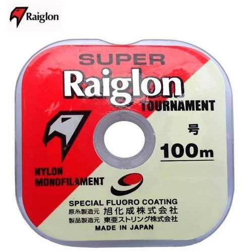 Linha Mono Raiglon 0,285mm 17,0lbs/8,0kg Branca - 100 Metros