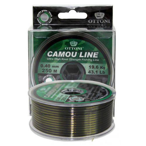 Linha Monofilamento Camou Line 0,40mm - 250m