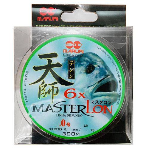 Linha Monofilamento Maruri Master Lon 0.8 2.4kg (0.14mm - 300m)