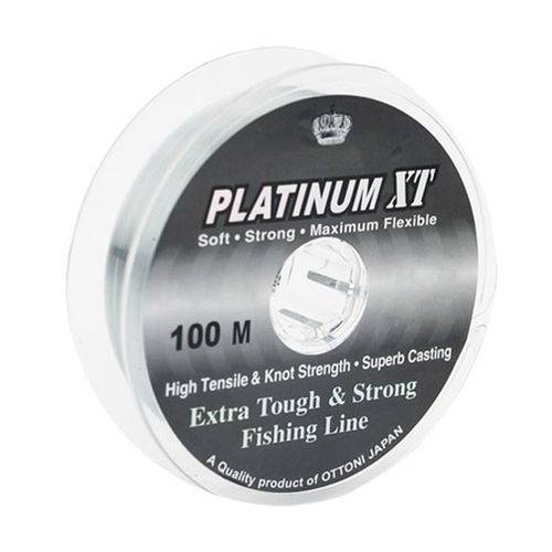Linha Monofilamento Ottoni Platinum Xt 7,7lb (0,15mm, 100m)