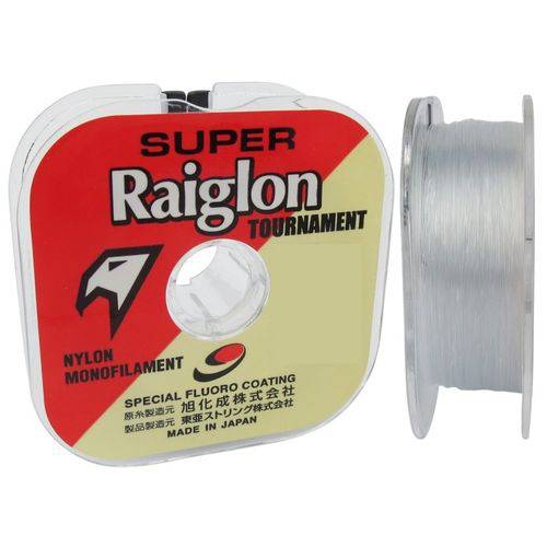 Linha Monofilamento Super Raiglon 0.33mm 25lbs 11k 100m BR