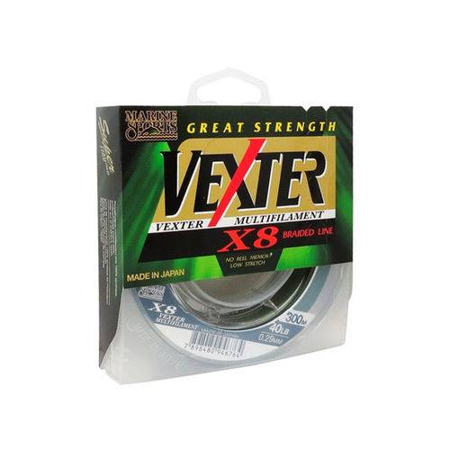 Linha MS® Vexter X8 300m 0.15mm 15lb Verde