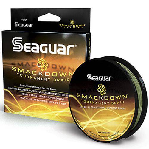 Linha Multifilamento Seaguar Smackdown Green 8x 30lb (0,23mm - 137m)