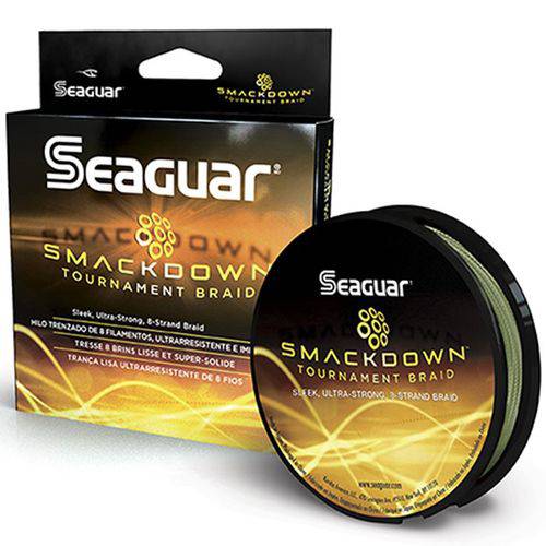 Linha Multifilamento Seaguar Smackdown Green 8x 65lb (0,40mm - 137m)