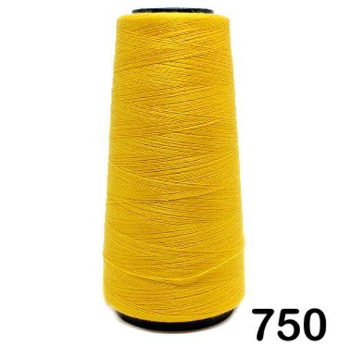 Linha para Costura Sol 120 com 2000j Corrente - Cor: Amarelo Gema 750