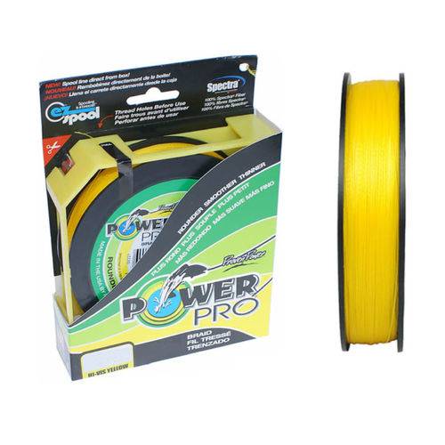 Linha Power Pro Regular Amarela (0,41mm - 65lb) 91m
