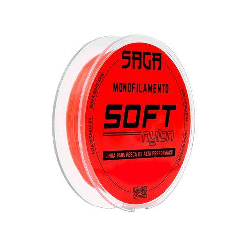 Linha Saga Soft Orange 0,33mm - 300m