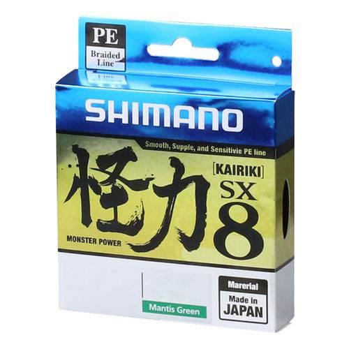 Linha Shimano Kairiki X8 150m Cinza - 50lbs 0.33mm (22.7kg PE5.0)