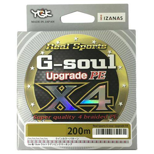 Linha Ygk G-soul Upgrade X4 Pe 1,5 (0,20mm /25lb) 200m