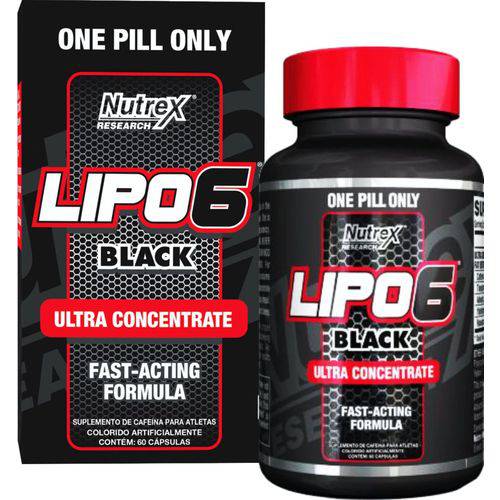 Lipo 6 Black Ultra Concentrado - 60 Caps - Nutrex