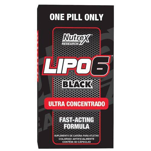 Lipo 6 Black Ultra Concentrado - Nutrex - 60 Cápsulas