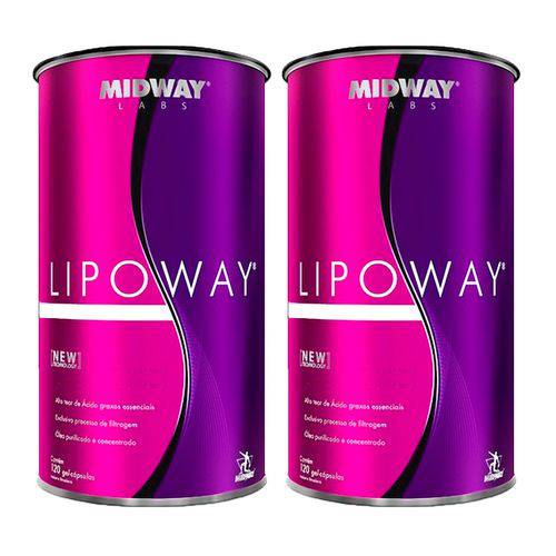 Lipoway Glamour Nutrition (Óleo de Cártamo com Vitamina E) - 2 Un de 120 Cápsulas - Midway