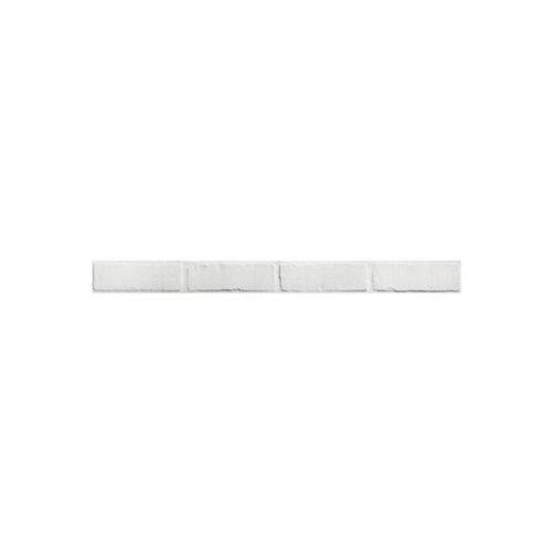 Listelo Brick HD White Retificado Acetinado 7,1x87,7cm