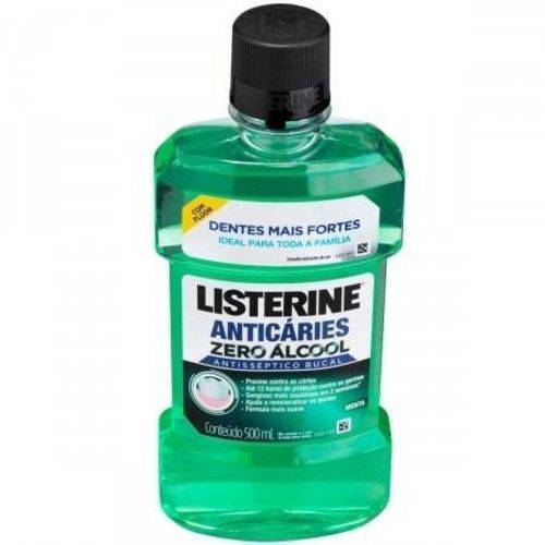 Listerine Anticáries Zero Enxaguante Bucal 500ml