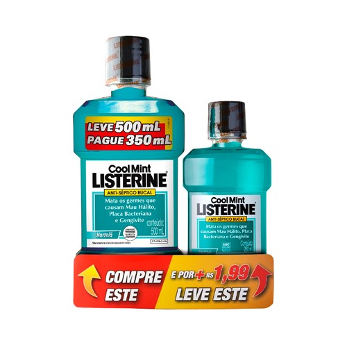Listerine Cool Mint 500ml + 250ml
