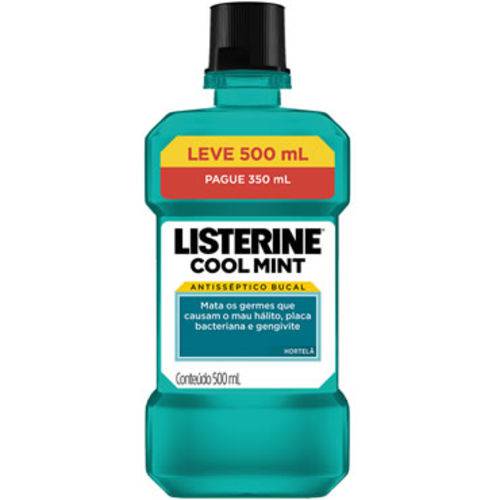 Listerine Cool Mint Leve 500ml e Pague 350ml