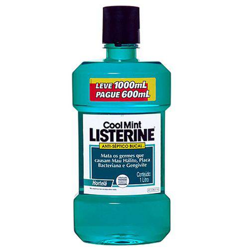 Listerine Cool Mint Lv 1l Pg 600ml
